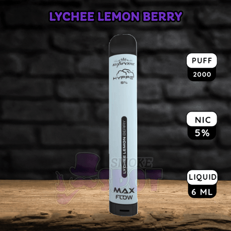 Lychee Lemon Berry - Hyppe Max Flow 2000 Puffs - Lychee Lemon Berry - Hyppe Max Flow 2000 Puffs - undefined - - smokespotvape.com