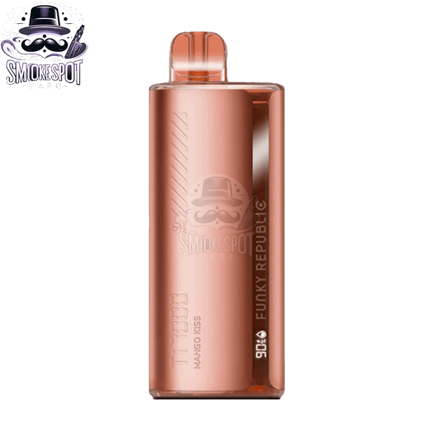 Side view of Mango Kiss Funky Republic TI 7000 rechargeable disposable vape