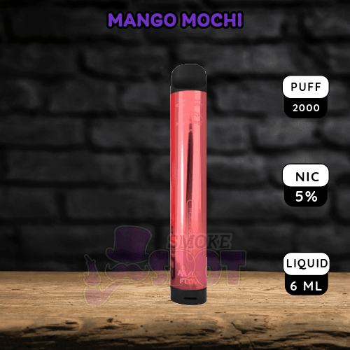 Hyppe Max Flow 2k Mango Mochi Disposable Vape - 2000 puffs, 5% nicotine, adjustable airflow