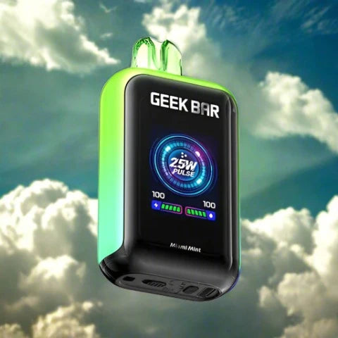 Geek Bar Skyview 25000 Miami Mint disposable vape with refreshing mint flavor