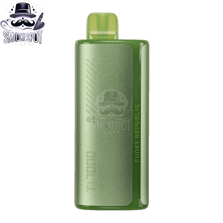 Mixed Fruit Funky Republic TI 7000 Disposable Vape Side View Showing USB Type-C Charging Port