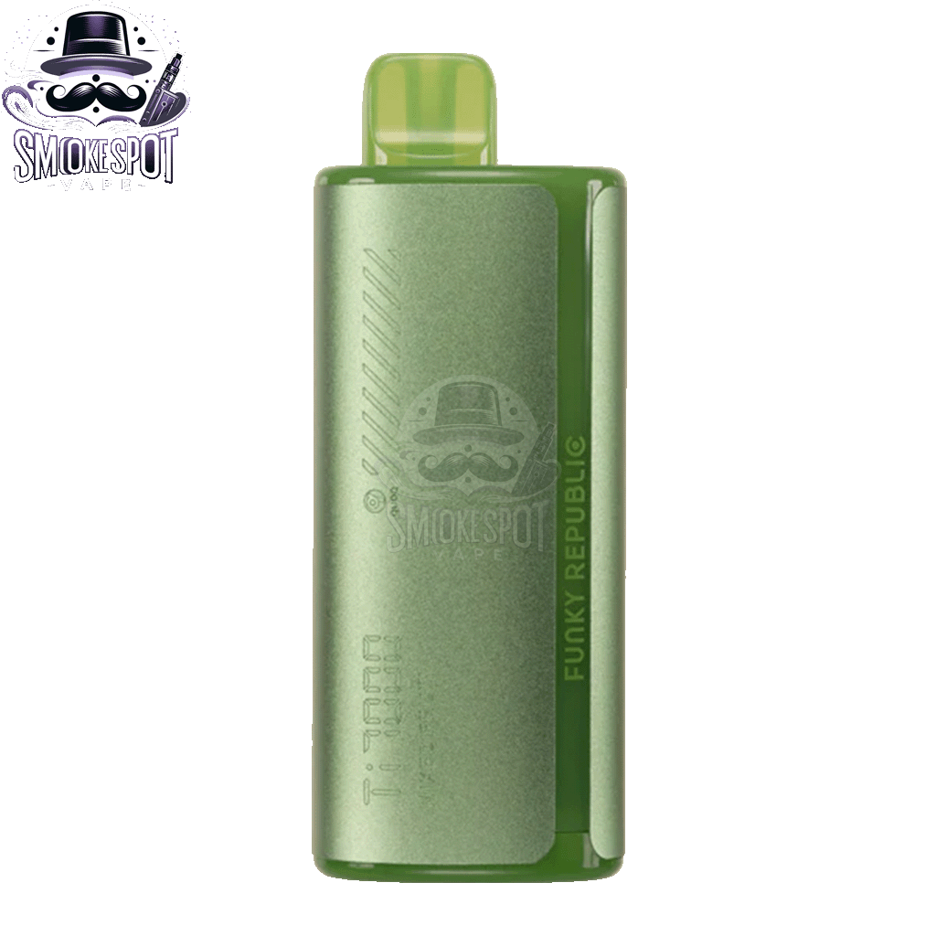 Mixed Fruit Funky Republic TI 7000 Disposable Vape Side View Showing USB Type-C Charging Port