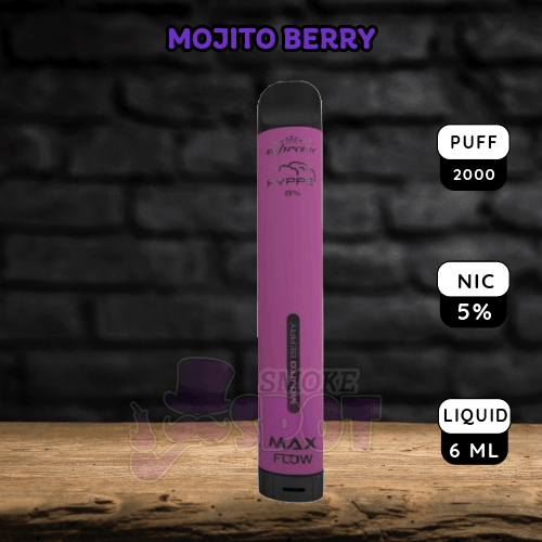Mojito Berry - Hyppe Max Flow 2000 Puffs - Mojito Berry - Hyppe Max Flow 2000 Puffs - undefined - - smokespotvape.com