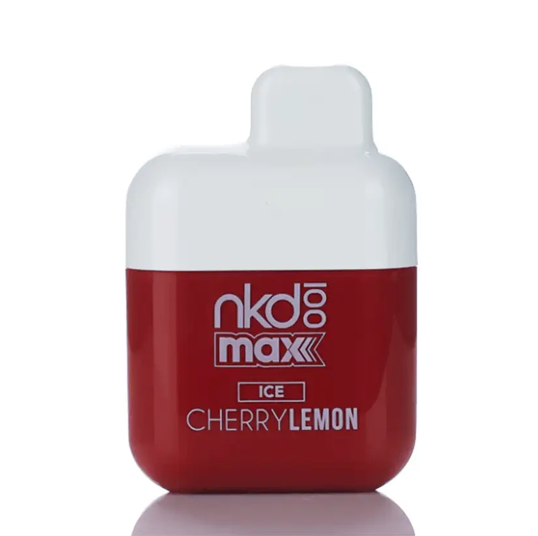 CherryLemon Ice NKD100 Max 4.5K Disposable Vape with fruity, menthol flavor