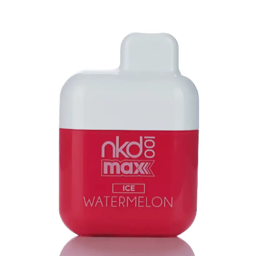 Watermelon Ice NKD100 Max 4.5K Disposable Vape with 4500 puffs and icy watermelon flavor