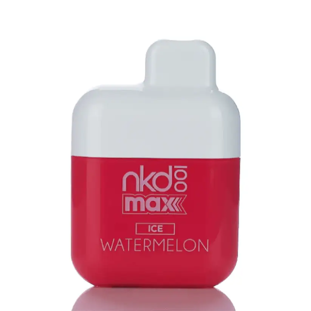 Watermelon Ice NKD100 Max 4.5K Disposable Vape with 4500 puffs and icy watermelon flavor