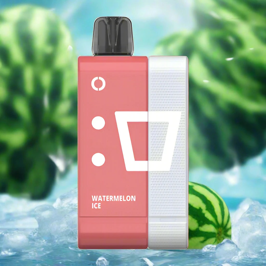 Watermelon Ice Off-Stamp SW 9000 disposable vape device with watermelon and menthol flavor