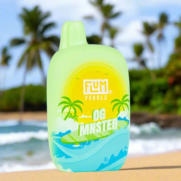 Flum Pebble 6k OG Mnster disposable vape in package