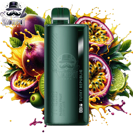 Passion Fruit Kiwi Lime Funky Republic TI 7000 - Passion Fruit Kiwi Lime Funky Republic TI 7000 - undefined - DISPOSABLE - smokespotvape.com