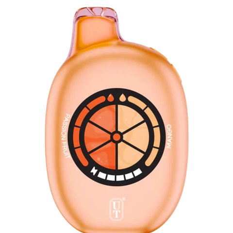 Flum UT 50k Passion Fruit Mango Disposable Vape with vibrant tropical flavor