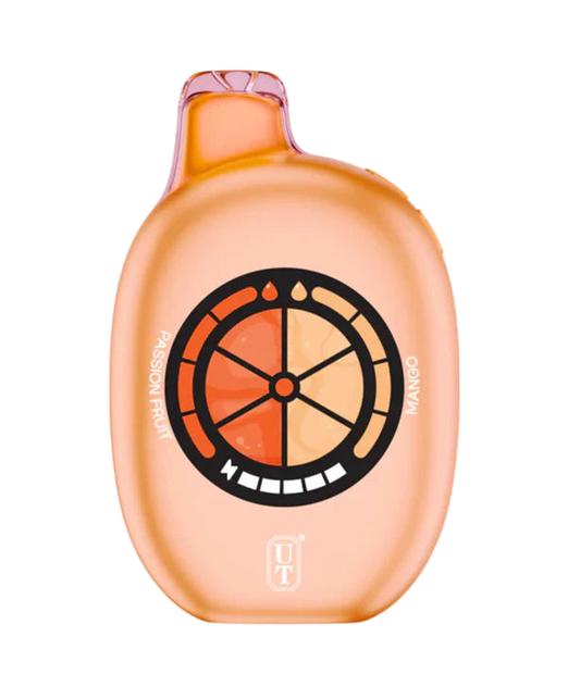 Flum UT 50k Passion Fruit Mango Disposable Vape with vibrant tropical flavor