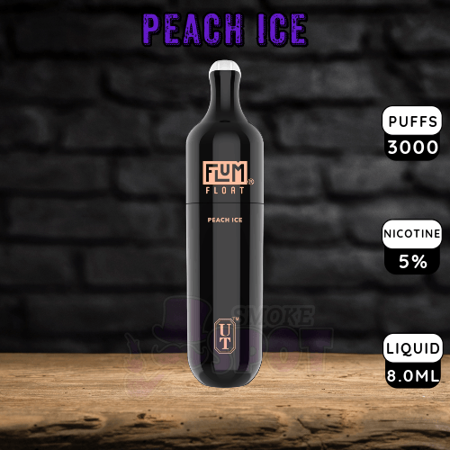 Peach Ice Flum Float 3000 Disposable Vape with 3000 Puffs and Icy Peach Flavor