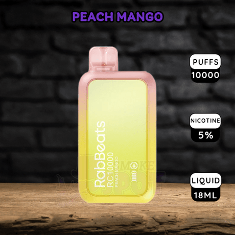 Rabbeats rc 10000 puffs - peach mango