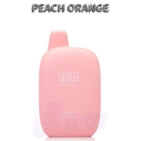 Peach Orange Flum Pebble 6000 - Peach Orange Flum Pebble 6000 - undefined - DISPOSABLE - smokespotvape.com