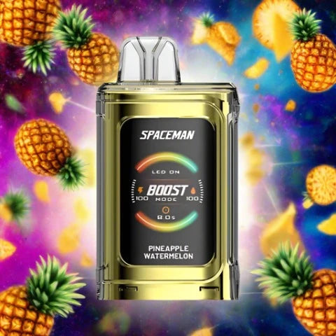 Spaceman Prism 20k Pineapple Watermelon Disposable Vape with tropical fruit flavor