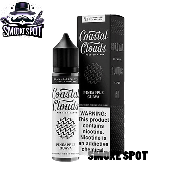 Pineapple Guava 3MG Coastal Clouds 60ML tropical vape juice bottle