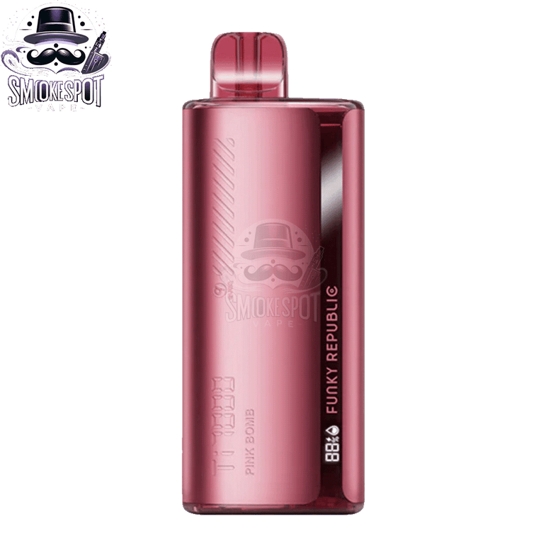 Pink Grapefruit Funky Republic TI 7000 Disposable Vape Side View