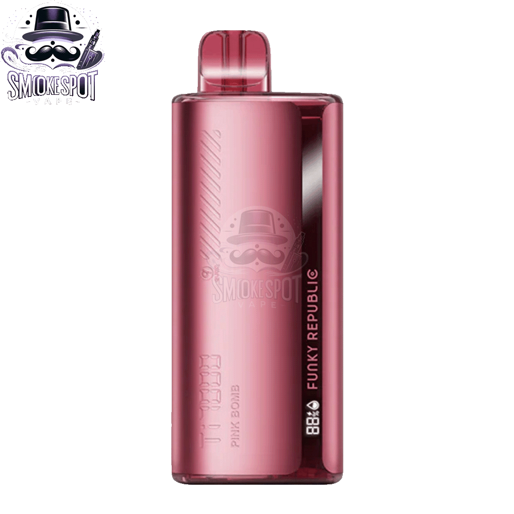 Pink Grapefruit Funky Republic TI 7000 Disposable Vape Side View