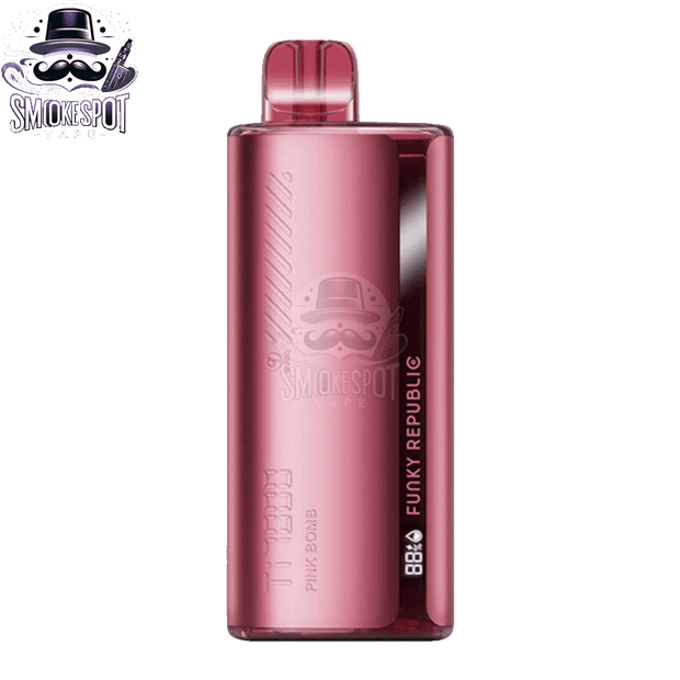 Pink Grapefruit Funky Republic TI 7000 Disposable Vape Side View