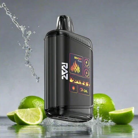 Raz DC25000 Raspberry Limeade disposable vape device with 25000 puffs capacity