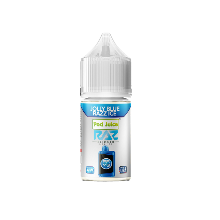 Salt Pod Juice 30ML 55MG - Raz (Jolly Blue Razz Ice)