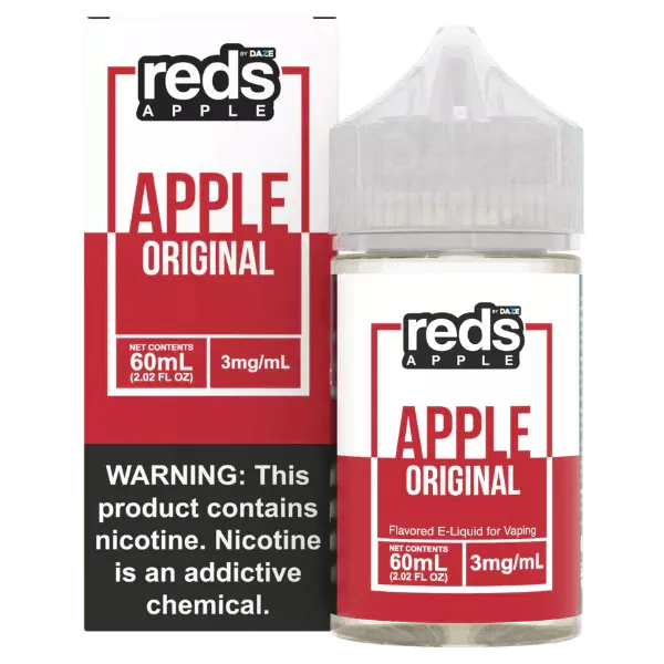 REDS 60ML E-Juice Apple Flavor Bottle - Premium Fruit Vape Juice