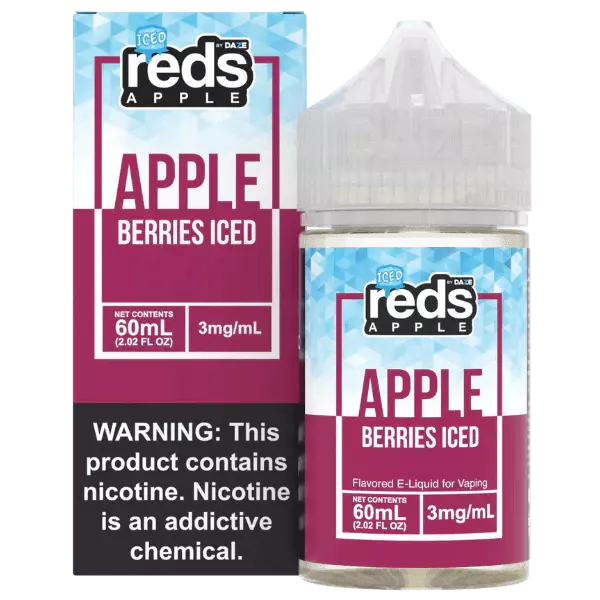 REDS 60ML E-Juice Berries Flavor Bottle - Tangy Berry Vape Juice