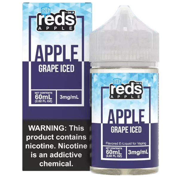 REDS 60ML E-Juice Fruit Mix Ice Flavor Bottle - Icy Tropical Vape Juice