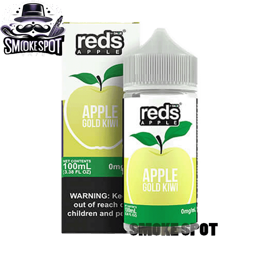 Gold Kiwi Reds 100ml 3mg vape juice bottle with exotic golden kiwi flavor
