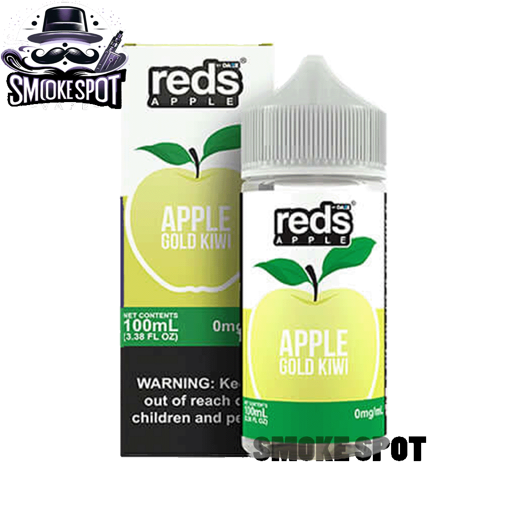 Gold Kiwi Reds 100ml 3mg vape juice bottle with exotic golden kiwi flavor
