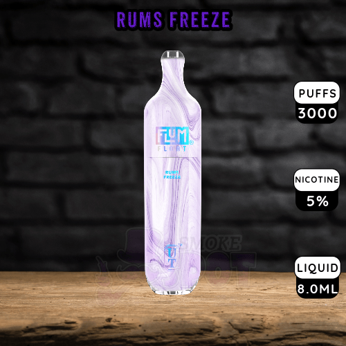 Rums Freeze Flum Float 3000 Disposable Vape with 3000 puffs and cool rum flavor