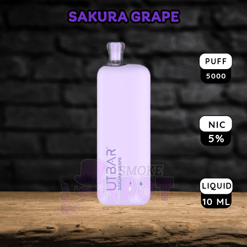 UT Bar 6000 Puffs - Sakura Grape Flavor