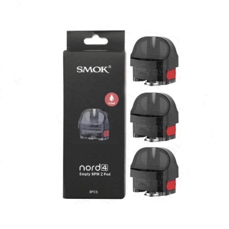 SMOK Nord 4 Empty Pod 3 Pack refillable pods with 4.5ml e-juice capacity