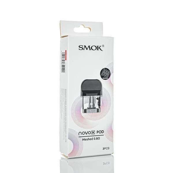 SMOK NOVO X Replacement Pods 3PK pack with Mesh and MTL coils