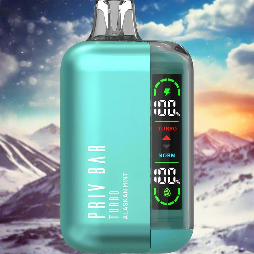 Smok Priv Bar Turbo 15000 Alaskan Mint Disposable Vape