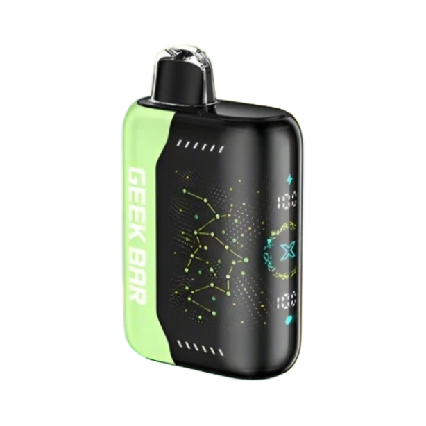 Geek Bar Pulse X 25k disposable vape in Sour Apple Ice flavor with 25000 puffs