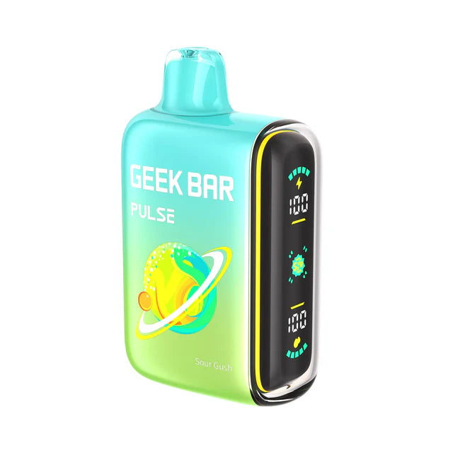 Geek Bar Pulse 15000 Puffs Sour Gush Disposable Vape with Tangy Candy Flavor