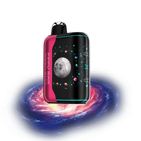 Geek Bar Platinum 25000 Puffs Disposable Vape in Sour Pink Dust flavor with candy-inspired sweet and sour taste