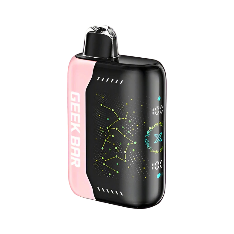 Geek Bar Pulse X 25k White Peach Raspberry Disposable Vape device with fruit flavor