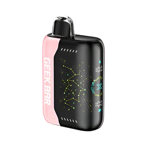 Geek Bar Pulse X 25k White Peach Raspberry Disposable Vape device with fruit flavor