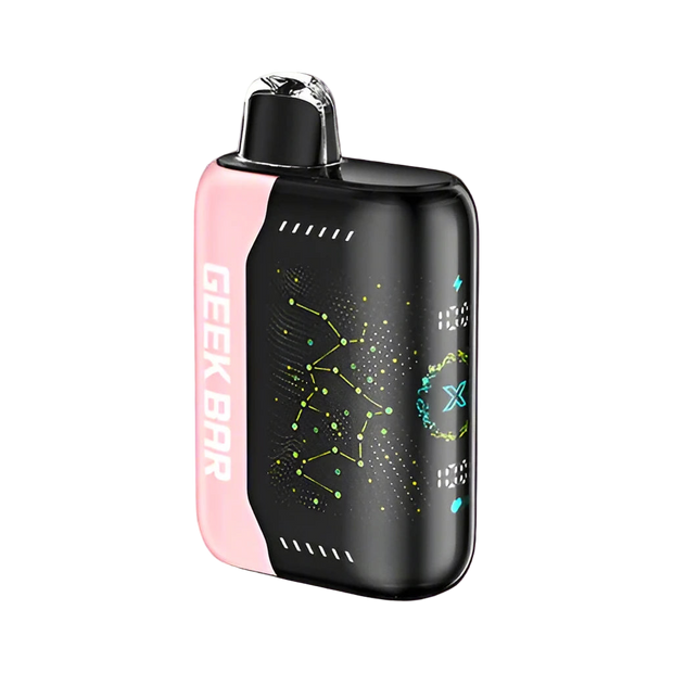 Geek Bar Pulse X 25k White Peach Raspberry Disposable Vape device with fruit flavor