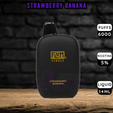 Strawberry Banana Flum Pebble 6000 - Strawberry Banana Flum Pebble 6000 - undefined - DISPOSABLE - smokespotvape.com