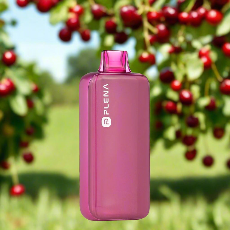 Cherry Berry Plena 18K Disposable Vape with rich cherry flavor