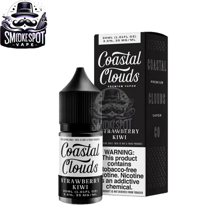 Strawberry Kiwi 35MG Coastal Clouds 30ML - Strawberry Kiwi 35MG Coastal Clouds 30ML - undefined - E-JUICE - smokespotvape.com