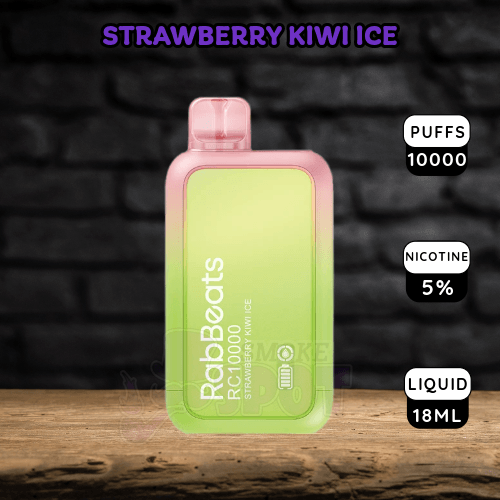 Rabbeats RC10000 Strawberry Kiwi Ice Disposable Vape with 10000 Puffs
