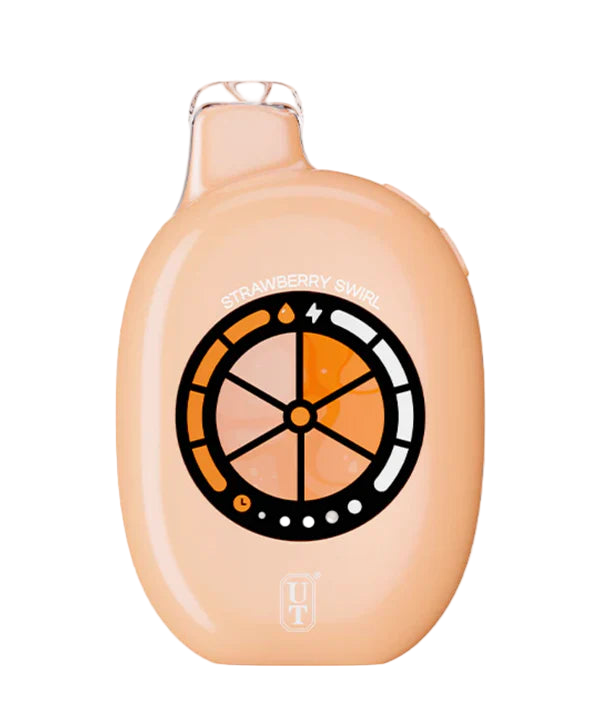 Flum UT 50k Strawberry Swirl Disposable Vape - 50000 puffs, rechargeable, dual mesh coil