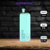 UT Bar 6000 Puffs - Super Mint Flavor