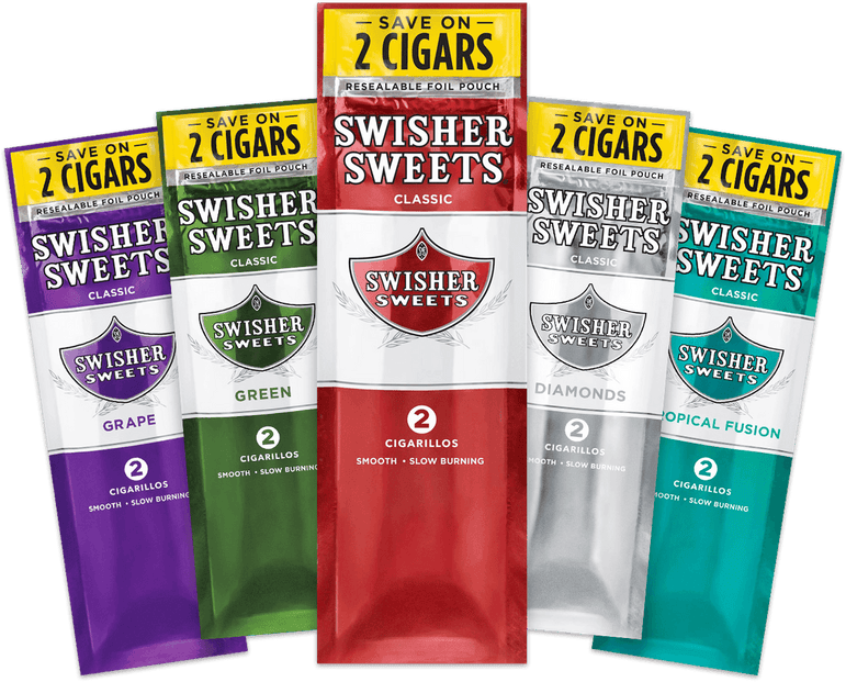 SWISHER SWEETS Cigarillos 2PK Wild Rush Flavor Flavored Cigarillo Wraps