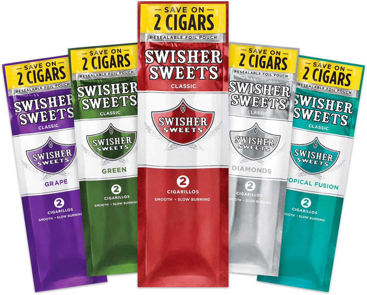 SWISHER SWEETS Cigarillos 2PK Wild Rush Flavor Flavored Cigarillo Wraps