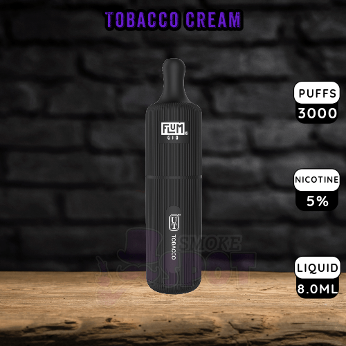 Flum GIO 3000 Tobacco Cream Disposable Vape